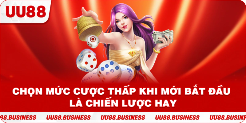 Chọn mức cược thấp khi mới bắt đầu là chiến lược hay