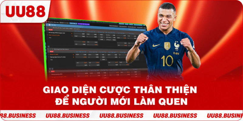 Giao diện cược thân thiện để người mới làm quen